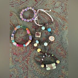 Large jewelry lot of bracelets, earrings, & necklaces